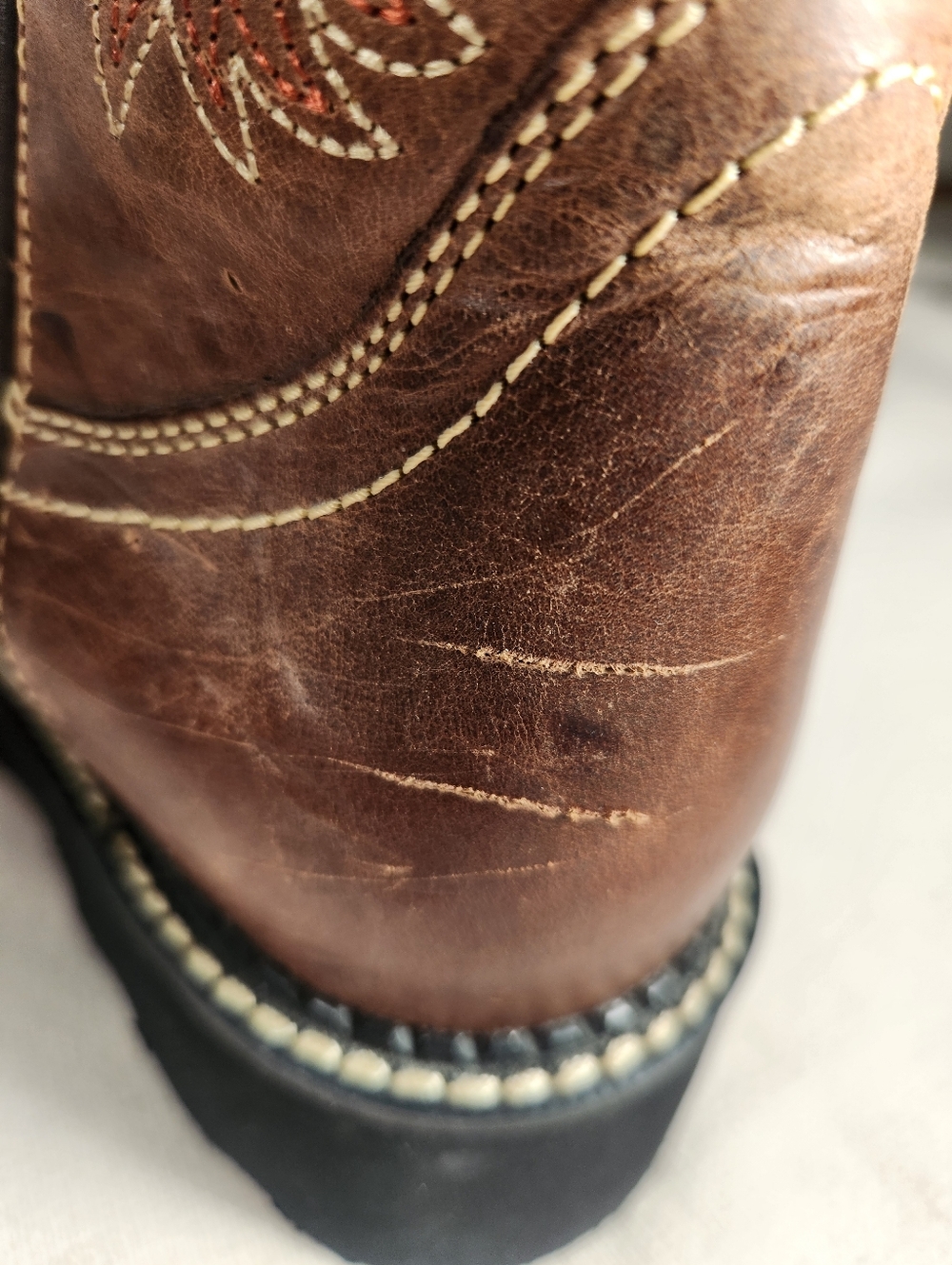 Ariat Fatbaby Heritage Dapper Western Boot Women's Size 8.5B Brown Leather NWOT - Picture 11 of 11